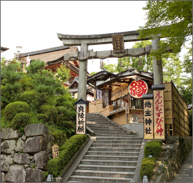 地主神社　社殿